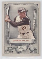 2021 Topps Allen & Ginter's Historical Hits Roberto Clemente #HH-11 HOF 0d08