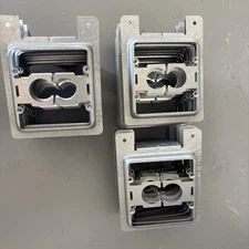 Caddy MP2S Double Low Voltage Rough-in Plate (Bag of 31)