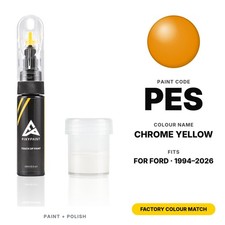 Touch Up Paint For Ford PES Chrome Yellow Set Factory Colour Match Paint