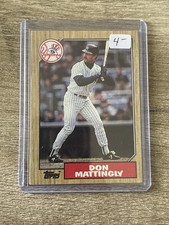 1987 MLB Topps Tiffany | Don Mattingly | #500 | New York Yankees