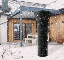 Evoio 87''H Water Proof Patio Heater Cover With Zipper Heating Tower Cover