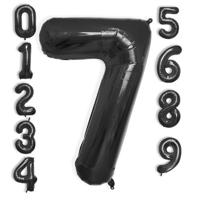 Endea Lifestyle 40 Inch Large Black Number Balloon For Parties & Celebrations