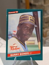 Donruss 1986 Barry Bonds #11 Pittsburgh Pirates Baseball Card MLB Rookie. rookie card picture