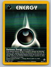 Pokemon TCG Neo Genesis - Darkness Energy 104/111 Rare MP