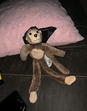 Brown Beige Monkey Plush Stuffed Animal Small 6-14 in Retired 2006 MPN 4556