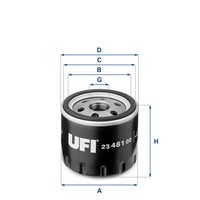 UFI 23.481.00 ÖLfilter FüR Alfa Romeo, Dacia, Fiat, Honda, Jeep, Nissan, Opel