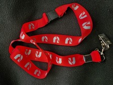 Cummins Lanyard Clip Key Chain Trucker Diesel Gear Red