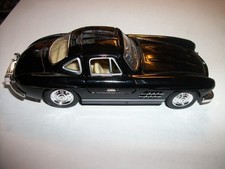 Kinsmart 1954 Mercedes-benz 300sl Diecast 136 Black Gullwing Car