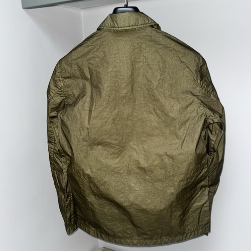 Stone Island Lightweight Overshirt Jacket Men Medium Green Membrana 3L TC ptp21" - Bild 2 von 5