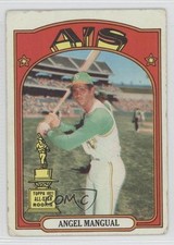 1972 Topps Angel Mangual #62 d0u