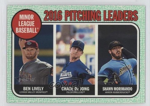 2017 Heritage Minor League Edition Liderzy Zielony /50 Shawn Morimando Rookie RC - Zdjęcie 1 z 4