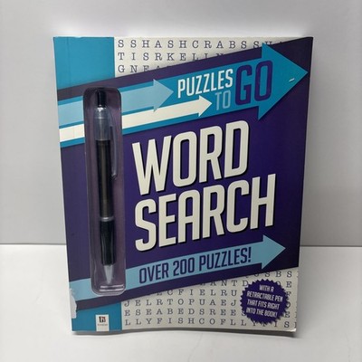 Puzzles to Go Series 1: Word Search Book Book The Fast Free Shipping