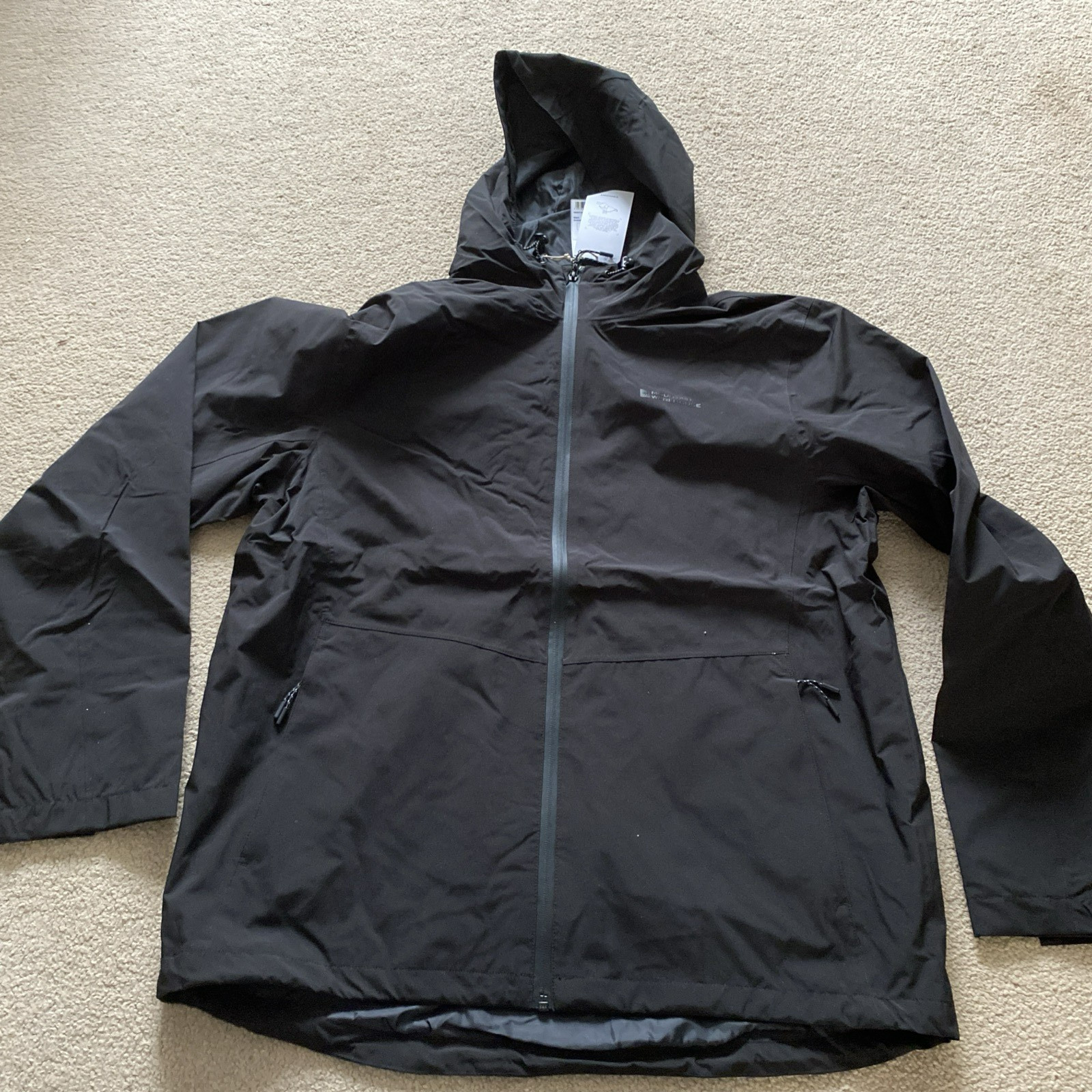 Mountain Warehouse Men's Black Covert Jacket Waterproof Jacket size XL - BNWT