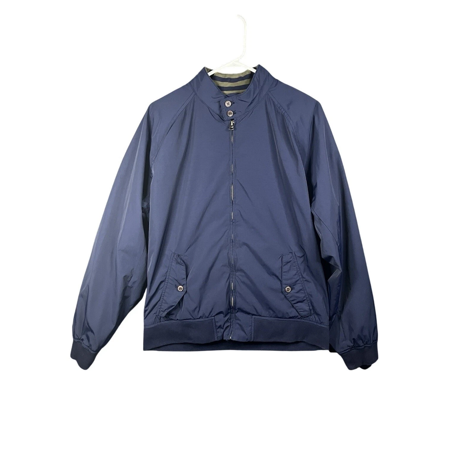 Gap Long Sleeve Windbreaker Mens Navy Blue Outdoors Jacket Size Large
