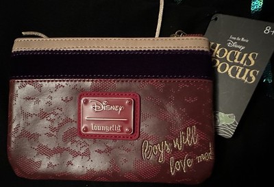Disney HOCUS POCUS Loungefly SARAH SANDERSON Velvet Cosmetic Pouch - Exclusive