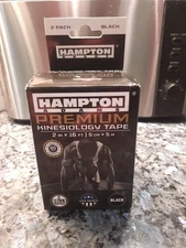 Premium Kinesiology Tape | Athletic Tape Supports  Protects Muscles Black