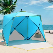 Pop Up Beach Tent, Portable Shade Sun Shelter UPF50 UV Protection for 4 Pers...