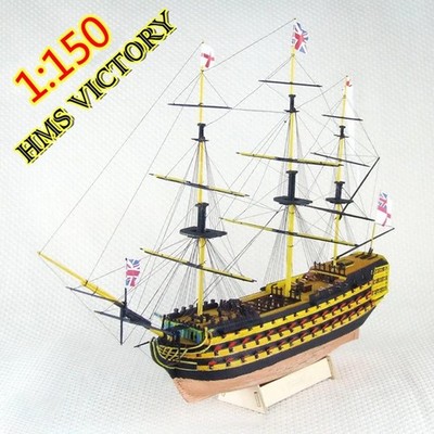 HMS Victory 21'' Wooden Sailing Boat Model DIY Kit Ship Assembly Decoration Gift
