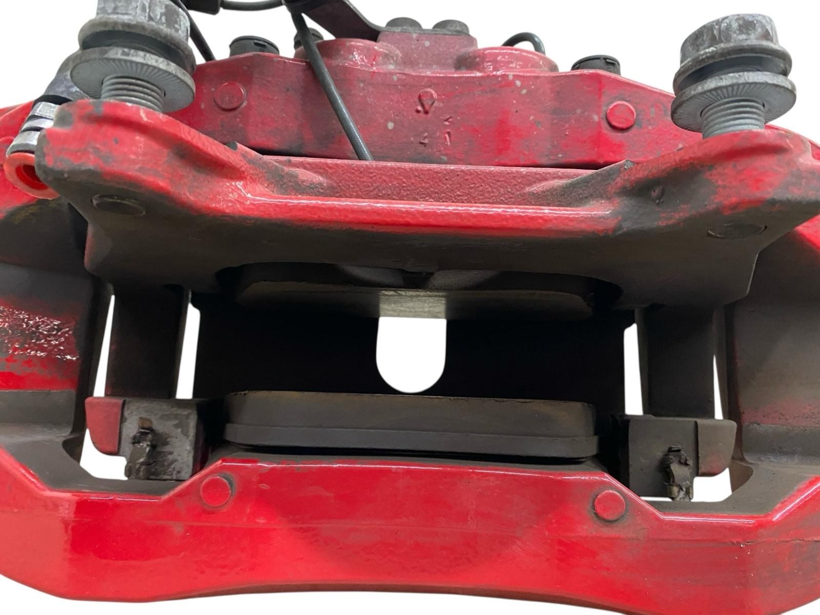 2015 BENTLEY CONTINENTAL RH LH FRONT & REAR BRAKE CALIPER SET 4PCS RED 48K MILES