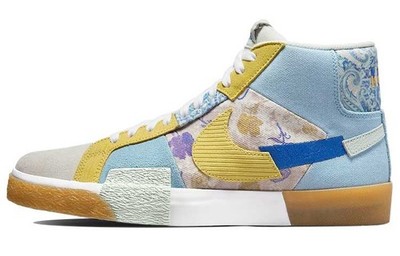 Nike SB Zoom Blazer Mid Premium Paisley Pack   Boarder Blue - DM0859-400 Size
