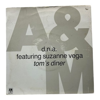 DNA Featuring Suzanne Vega Tom's Diner 7'' Single Vinyl 1990 A&M Records