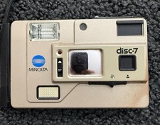 1983 Minolta Disc-7 Selfie Mirror Compact Disc Film Camera