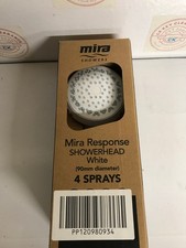 Mira Response Adjustable 4 Spray Mode Shower Head Grey/White