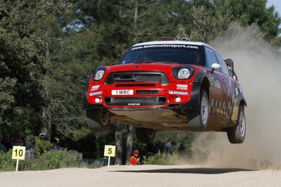 WRC Rally Italia Sardegna 2011 Dani Sordo Mini WRC Action Motor Racing Old Photo