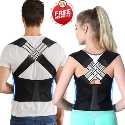 Back Brace Posture Corrector   Upper & Lower Back Support for Men & Women