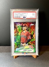 2023 Topps Chrome Logofractor Corbin Carroll Future Stars Green RC /99 PSA 9