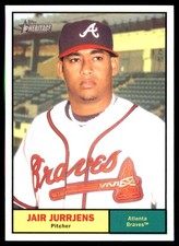 Jair Jurrjens 2010 Topps Heritage #145 Braves MLB READ FREE SHIP AutographDen