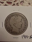 1914-S Barber Half Dollar