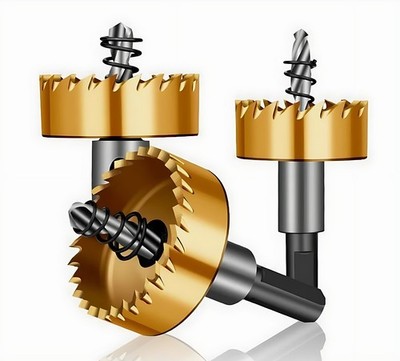 12mm - 80 mm HSS Titanium Drill Bit Hole Saw Stainless Steel Metal Alloy Cutter 