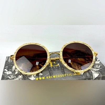 KREWE Louisa 24K Round Sunglasses | eBay display picture 2