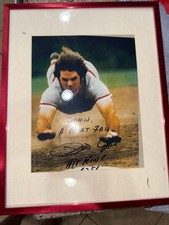 Pete Rose signed inscribed photo