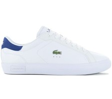 LACOSTE Powercourt 224 - Herren Sneaker Leder Weiß 748SMA0001042 Freizeit Schuhe