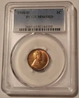 1940 D Lincoln Wheat Cent MS65 RED PCGS