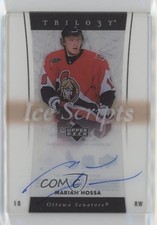 2005-06 Upper Deck Trilogy Ice Scripts Marian Hossa #IS-HO Auto HOF 2o7