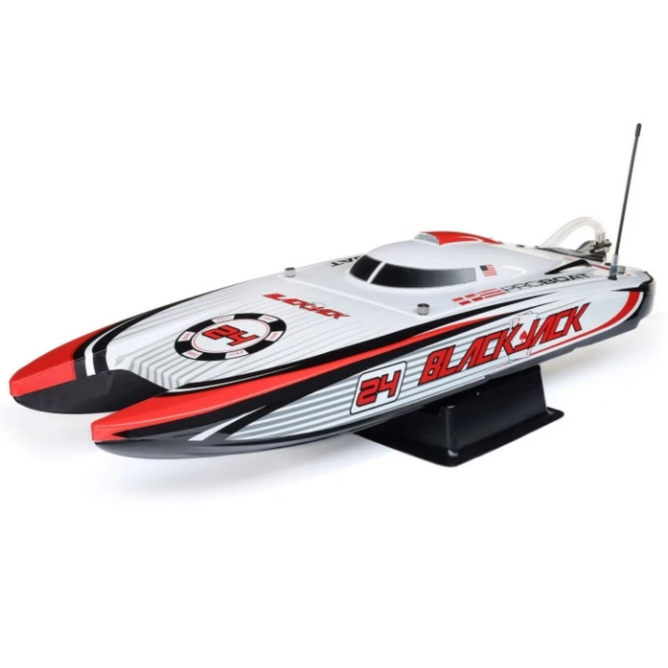 ProBoat PRB08049T2 Blackjack 24" V2 Catamaran Brushless: RTR, Vegas Offshore - Bild 2 von 4