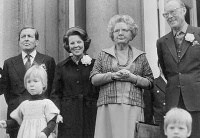 Picture of Prince Claus Princes Beatrix Queen Juliana husband Prin- Old Photo