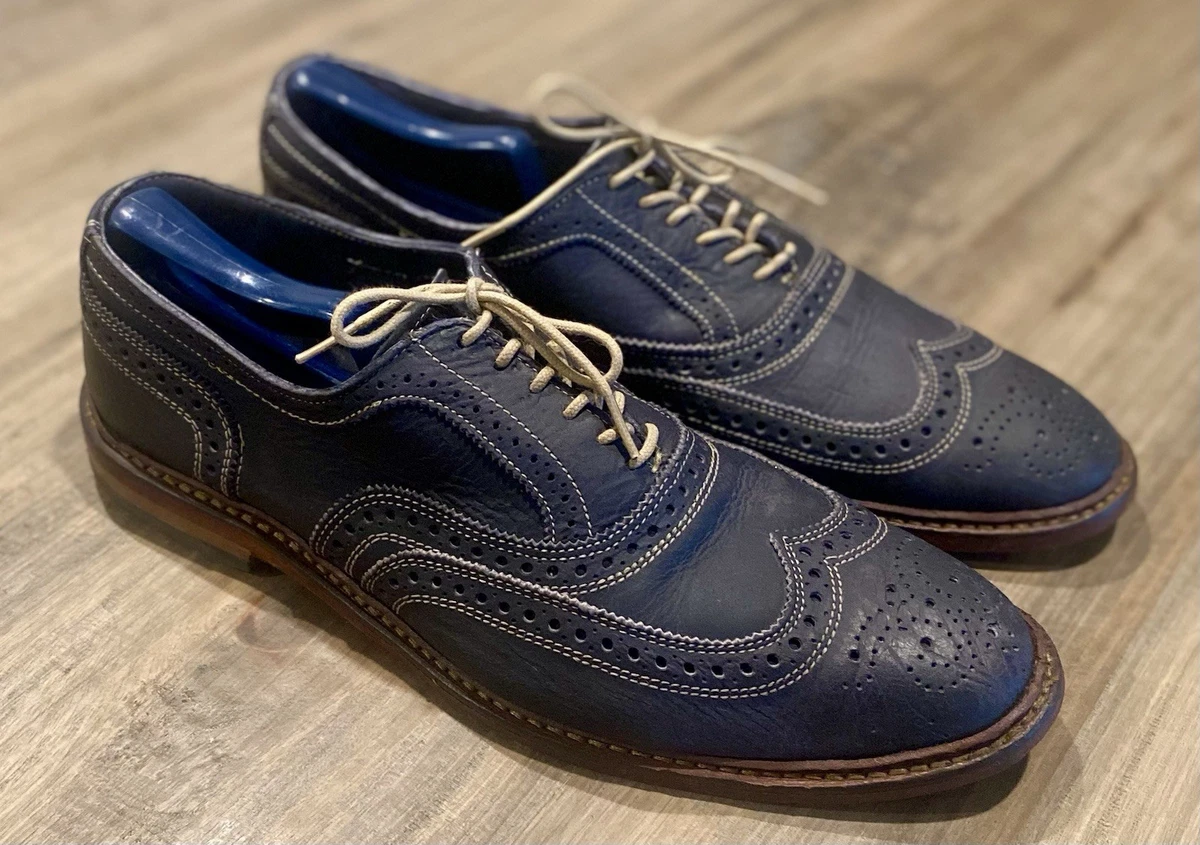 【blue】00s“Allen Edmons”ドレスシューズ Allen Edmonds Blue Dress Shoes for Men with Upper Leather for sale