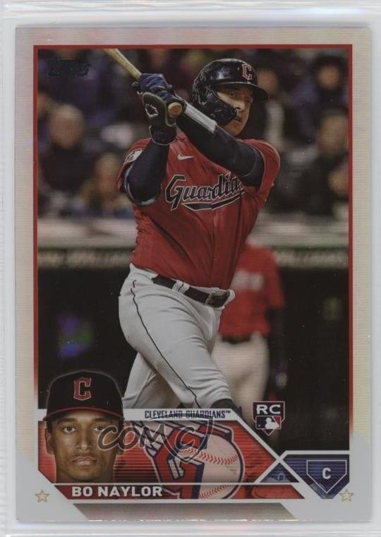 2023 Topps Series 2 Rainbow Foil Bo Naylor #421 Rookie RC 19pj