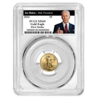 2024 $5 1/10-oz American Gold Eagle PCGS MS69 FS Biden 46th President Label