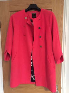 fuschia coat