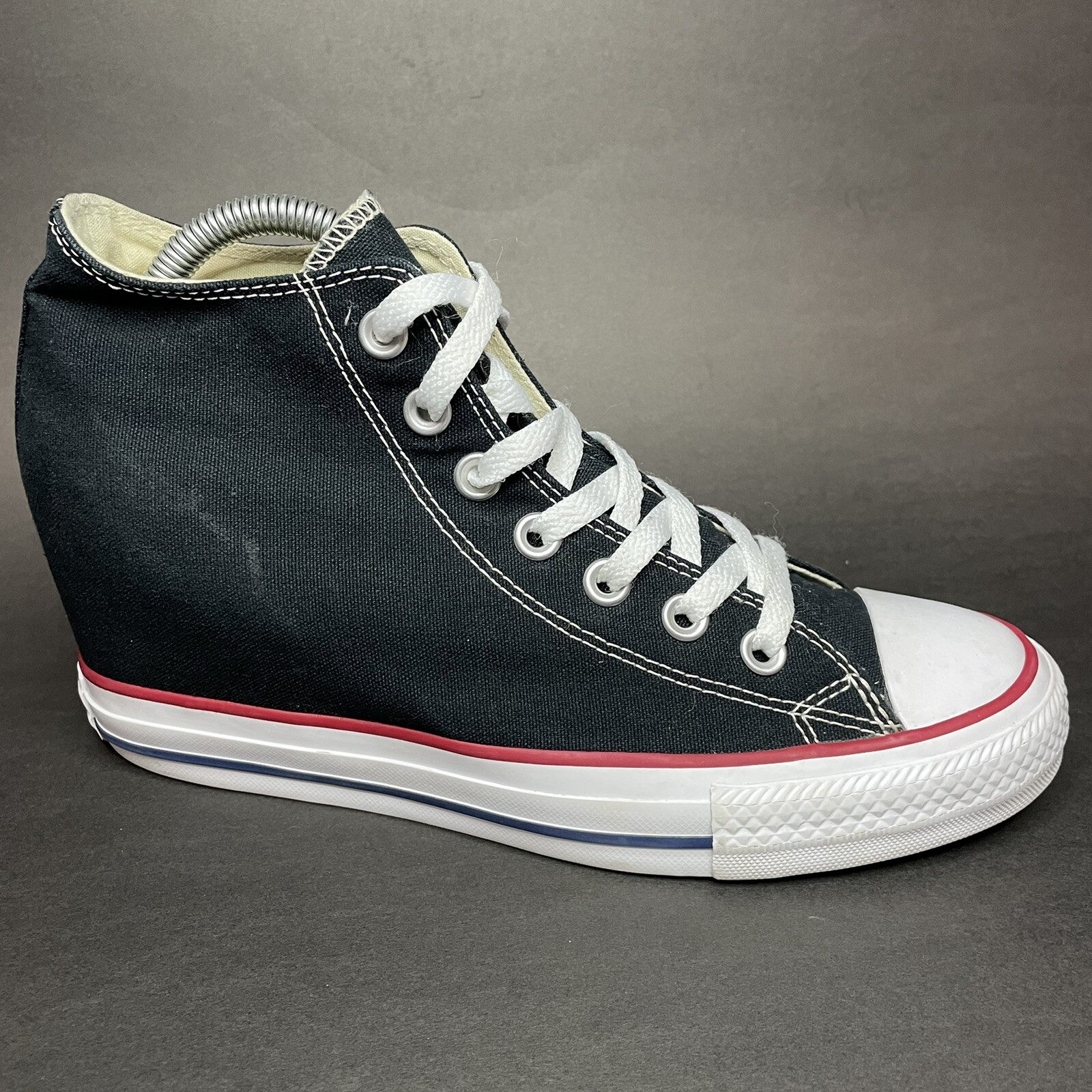 converse wedges black