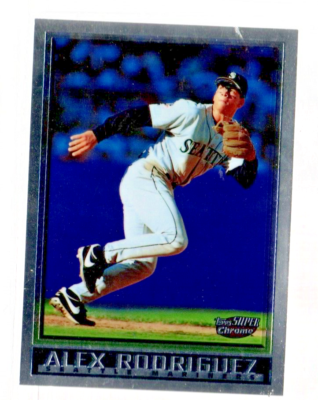 1998 TOPPS SUPER CHROME ALEX RODRIGUEZ BASEBALL CARD #36 MARINERS