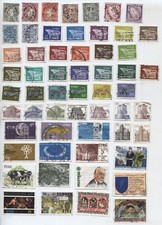Lot de 70 timbres oblitérés d'IRLANDE