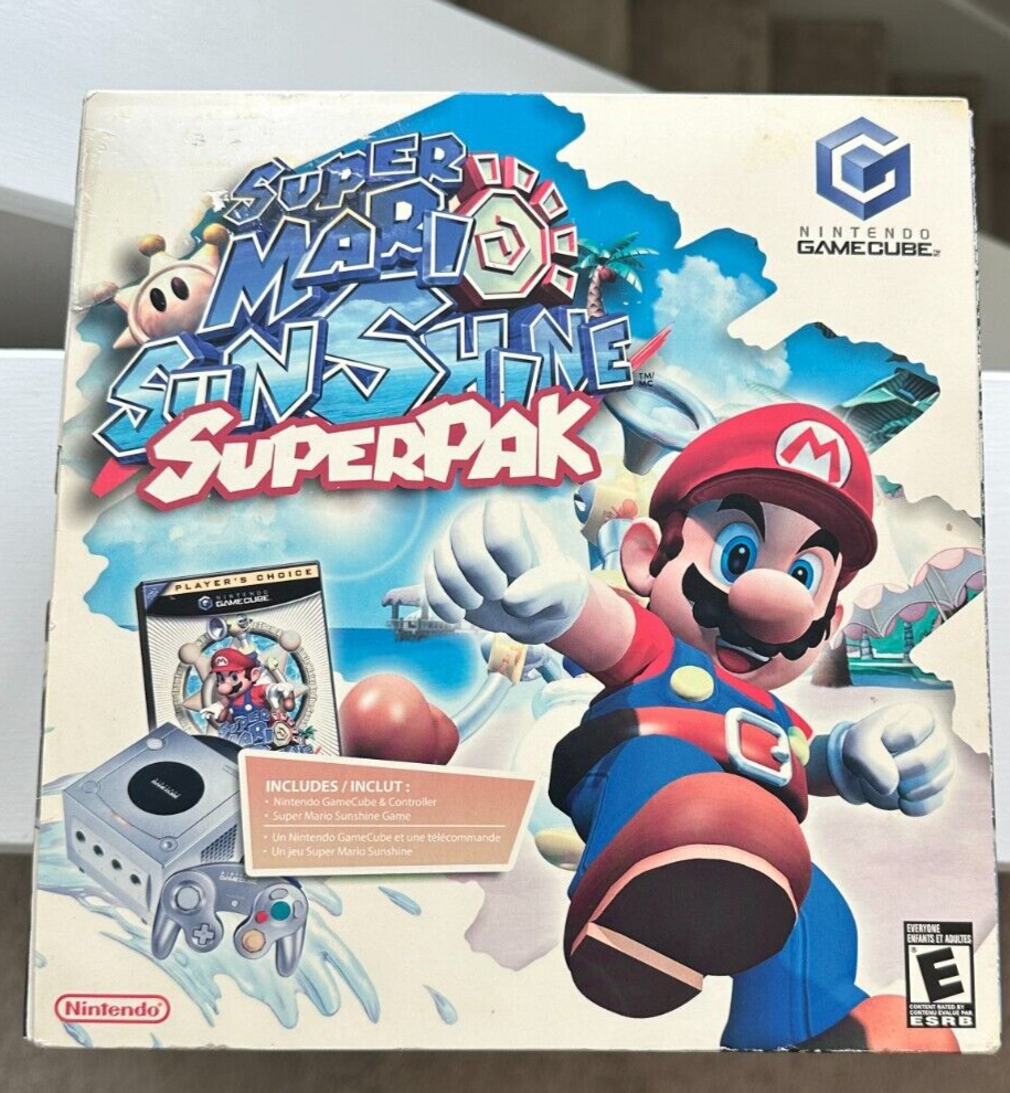 Nintendo Gamecube Console - Super Mario Superpak New Nintendo Gamecube Console - Super Mario Superpak New