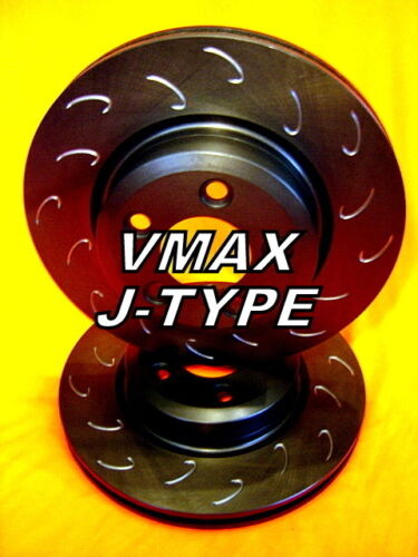 SLOTTED VMAXJ fits VOLVO V40 2.0L Commercial Van 96-97 FRONT Disc Brake Rotors - Picture 1 of 5