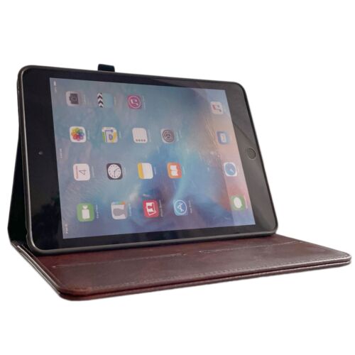 Leder Smart Cover für Apple iPad - für alle Modelle!!! - Schutzhülle Tablet Case - Picture 10 of 12